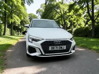 Used Audi A3 S-Line 150 HP (110 kW) 2021 White Sedan