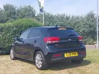 Used Kia Rio 99 HP (72 kW) 2021 Black Hatchback