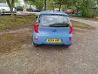 Used Kia Picanto 85 HP (62 kW) 2014 Blue Hatchback