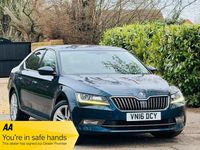 Used Skoda Superb SE L Executive 190 HP (139 kW) 2016 Blue Hatchback