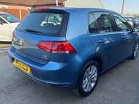 Used VW Golf VII SE 122 HP (89 kW) 2014 Blue Hatchback