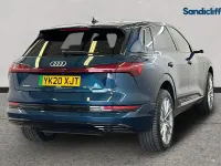 Used Audi e-tron Comfort 300 kW (408 HP) 2020 Blue SUV