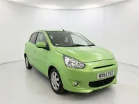 Used Mitsubishi Mirage 79 HP (58 kW) 2013 Green Hatchback