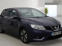 Used Nissan Pulsar Tekna 110 HP (80 kW) 2015 Blue Hatchback