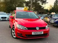 Used VW Golf VII Match 105 HP (77 kW) 2015 Red Hatchback