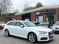 Used Audi A4 S-Line 190 HP (139 kW) 2017 White Estate