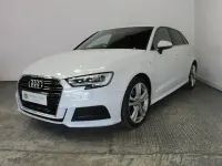 Used Audi A3 Sportback S-Line 2017 White Hatchback