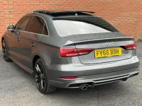 Used Audi A3 S-Line 110 HP (80 kW) 2016 Grey Sedan