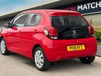 Used Peugeot 108 Active 68 HP (50 kW) 2018 Red Hatchback