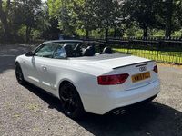 Used Audi A5 Cabriolet S-Line 177 HP (130 kW) 2015 White Cabriolet