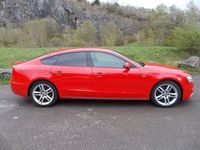 used Audi A5 Sportback 2.0 TDIe S line Euro 5 (s/s) 5dr £20 ROAD TAX/ SAT NAV/XENONS Hatchback