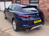 Used Alfa Romeo Stelvio Edizione Speciale 210 HP (154 kW) 2018 Blue SUV