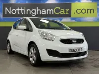 Used Kia Venga 123 HP (90 kW) 2013 White Hatchback