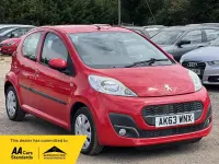 Used Peugeot 107 Active 68 HP (50 kW) 2014 Red Hatchback