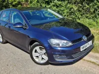 Used VW Golf VII Match 105 HP (77 kW) 2015 Blue Hatchback