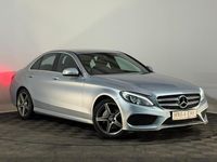 Used Mercedes C220 AMG line 170 HP (125 kW) 2014 Silver Sedan