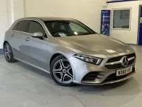 Usado Mercedes A150 AMG line 150 HP (110 kW) 2019 Prateado Citadino