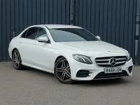 Used Mercedes E200 AMG line 184 HP (135 kW) 2019 White Sedan