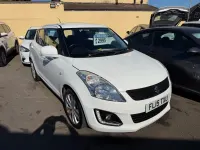 Begagnad Suzuki Swift SZ3 2015 Vit Halvkombi