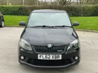 Used Skoda Fabia vRS 180 HP (132 kW) 2012 Black Hatchback