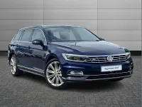 Used VW Passat R-line 150 HP (110 kW) 2019 Blue Estate