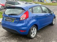 Used Ford Fiesta Zetec 82 HP (60 kW) 2014 Blue Hatchback