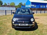 Used Fiat 500 Lounge 69 HP (50 kW) 2011 Black Hatchback