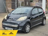 Used Peugeot 107 68 HP (50 kW) 2009 Black Hatchback