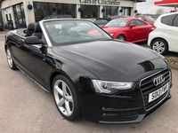 Used Audi A5 Cabriolet S-Line 2013 Black Cabriolet