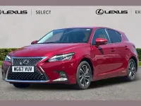 Used Lexus CT200h 134 HP (98 kW) 2018 Red Hatchback