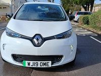 Begagnad Renault Zoe Dynamique 80 kW (109 HK) 2019 Vit Halvkombi