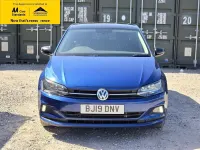 Used VW Polo SE 95 HP (69 kW) 2019 Blue Hatchback