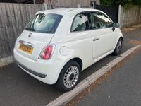 Used Fiat 500 Lounge 2013 White Hatchback