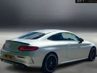 Used Mercedes C220 AMG line 170 HP (125 kW) 2017 Silver Coupe