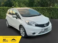 Used Nissan Note S 98 HP (72 kW) 2015 White Hatchback