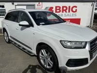 Used Audi Q7 S-Line 218 HP (160 kW) 2016 White SUV