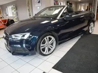 Used Audi A3 Cabriolet S-Line 190 HP (139 kW) 2018 Blue Cabriolet