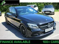 Used Mercedes C220 AMG line 2021 Obsidian black metallic Estate