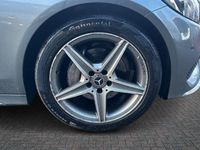 Used Mercedes C220 AMG line 170 HP (125 kW) 2018 Selenite grey Estate