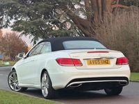Used Mercedes E350 AMG line 2015 White Cabriolet