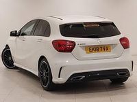 Used Mercedes A200 AMG Line Premium Plus 156 HP (114 kW) 2018 White Hatchback