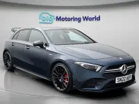 Used Mercedes A35 AMG Premium Plus 306 HP (225 kW) 2022 Blue Hatchback