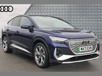 Used Audi Q4 Sportback e-tron Comfort 150 kW (204 HP) 2021 Blue SUV