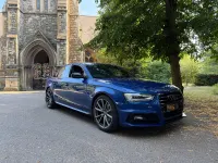 Used Audi A4 Black Edition 2015 Blue Sedan