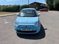 Used Fiat 500 69 HP (50 kW) 2013 Blue Hatchback
