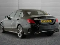Used Mercedes C200 AMG line 195 HP (143 kW) 2018 Obsidian black Sedan
