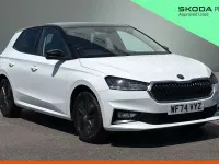 Used Skoda Fabia Colour Edition 113 HP (83 kW) 2024 Moon white metallic black magic pearl effect Hatchback