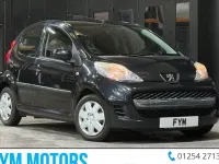 Used Peugeot 107 68 HP (50 kW) 2011 Black Hatchback