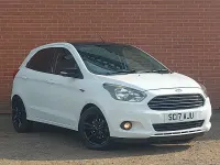 Used Ford Ka Plus Zetec 85 HP (62 kW) 2017 White Hatchback