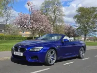 Used BMW M6 Cabriolet Impressive 2015 Blue Cabriolet